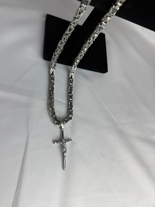Kreuz Anhänger - Edelstahl