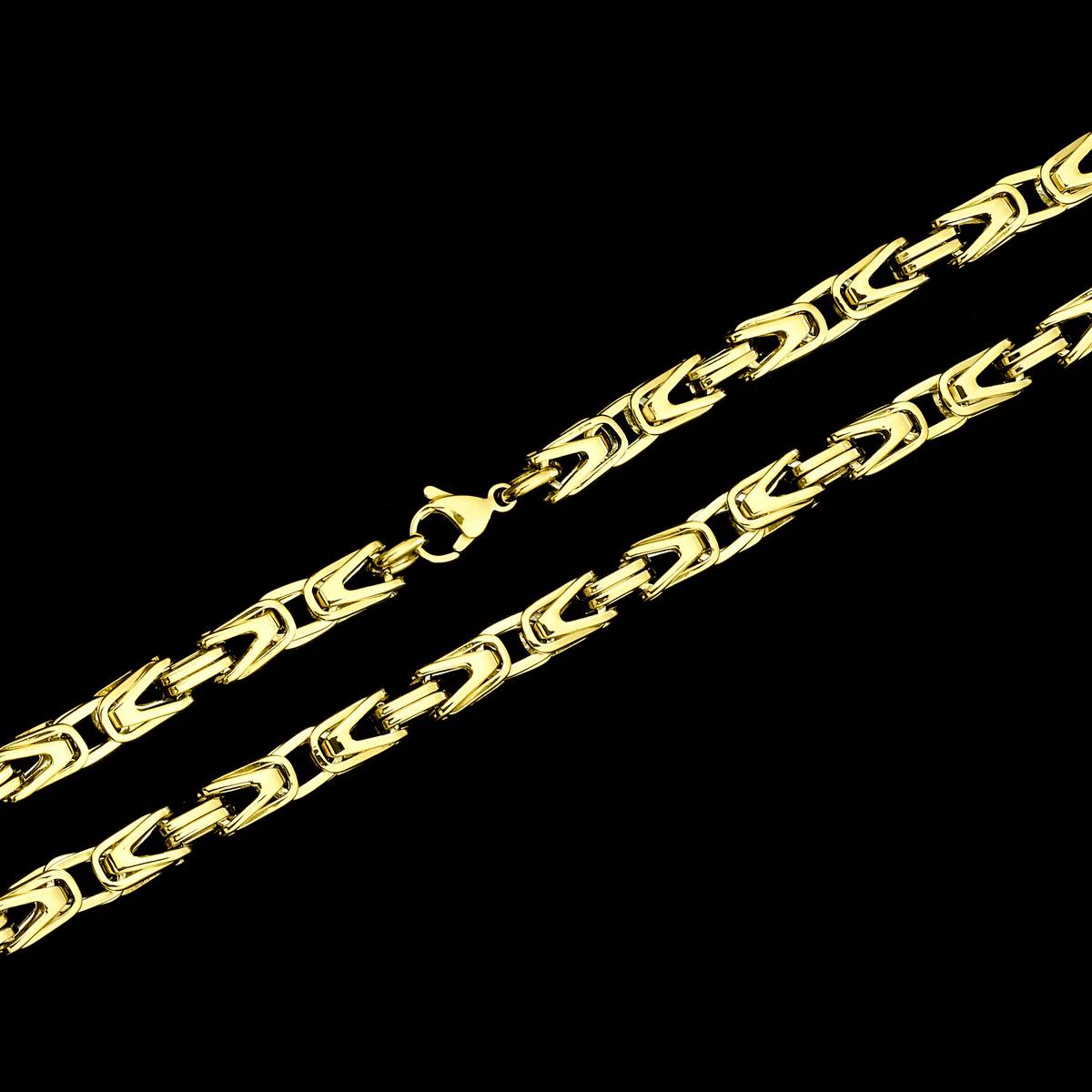 G-Jewelry Königskette 18 Karat Set 5mm - Gold