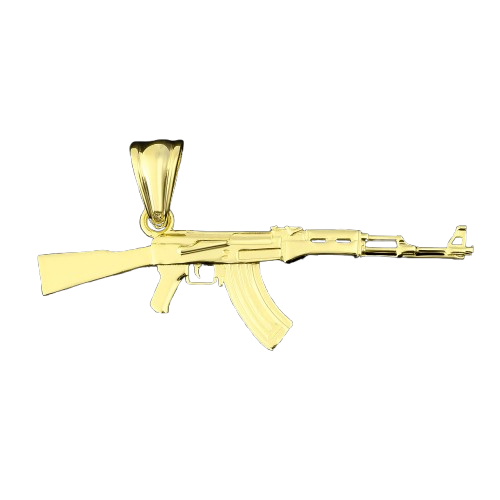 AK47 Anhänger 18 Karat - Gold