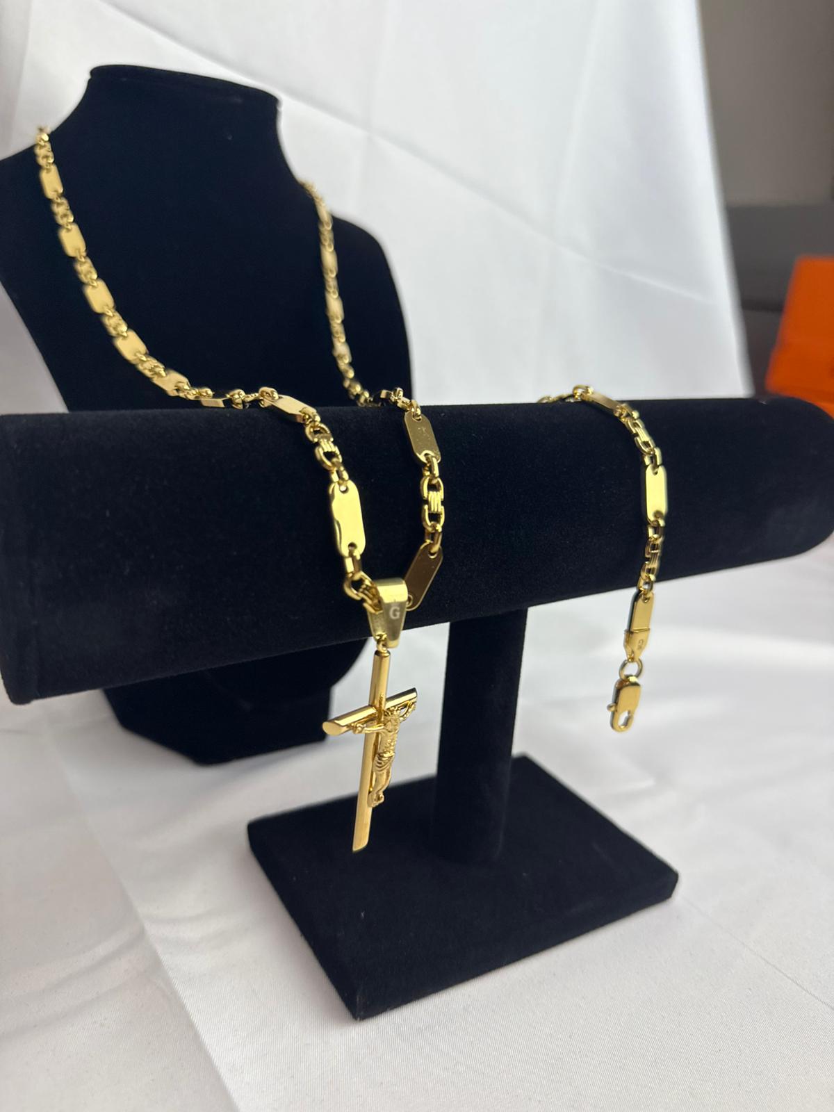 Kreuz Anhänger 18 Karat - Gold