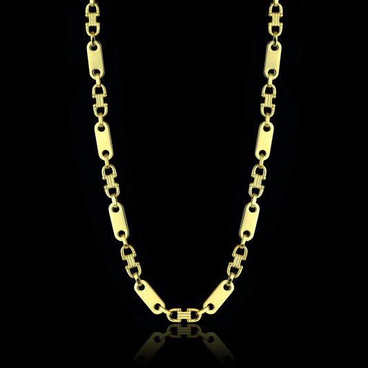 G-Jewelry Plattenkette 18 Karat 70cm / 6mm - Gold