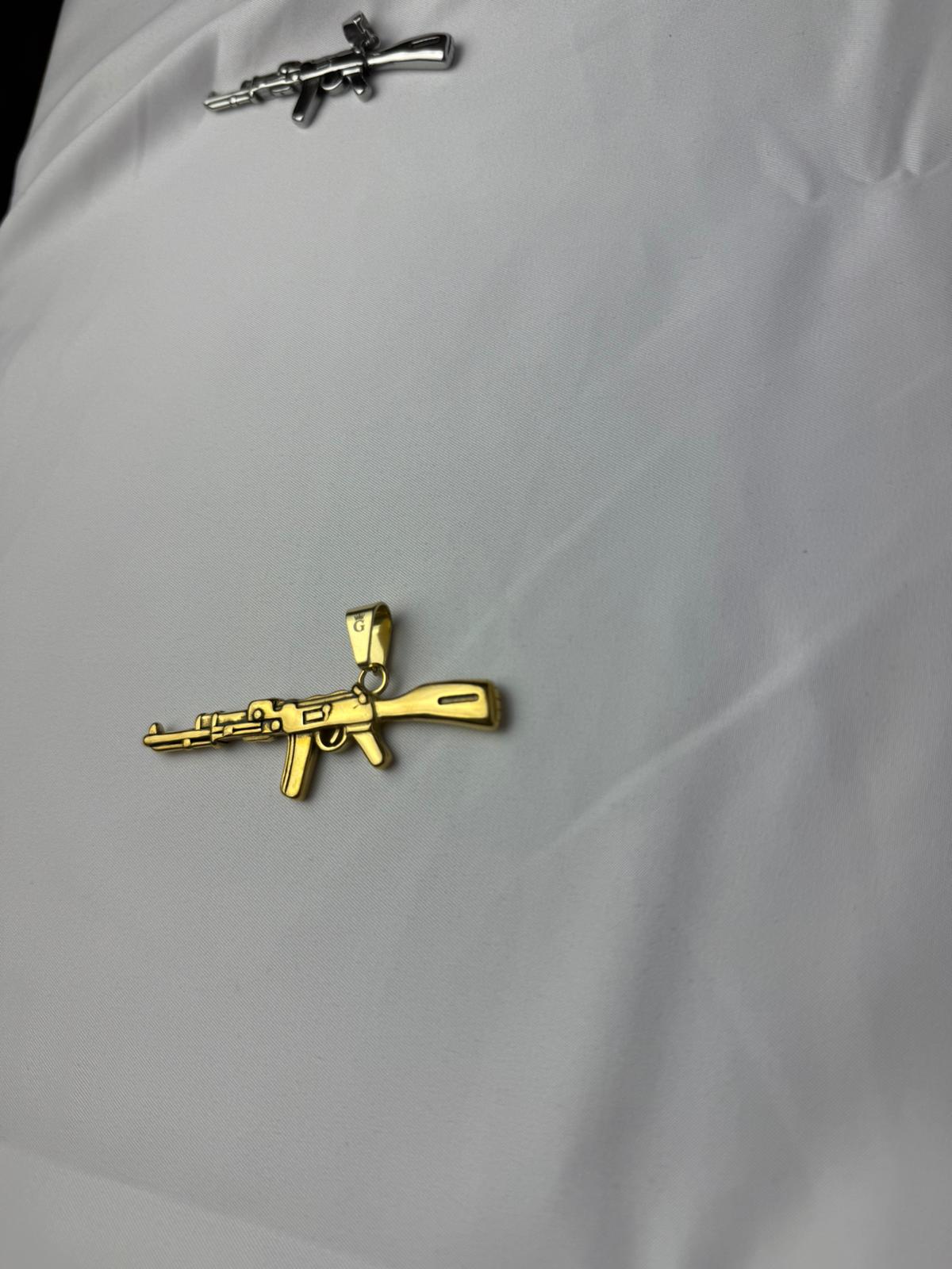 AK47 Anhänger 18 Karat - Gold