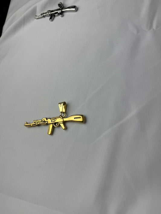 AK47 Anhänger 18 Karat - Gold
