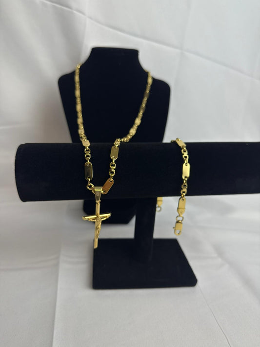 Kreuz Anhänger 18 Karat - Gold
