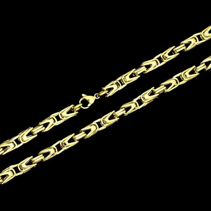 G-Jewelry Königskette 18 Karat Set 5mm - Gold