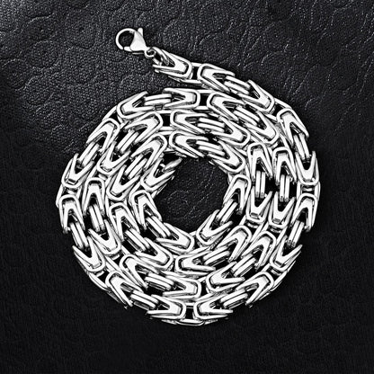G-Jewelry Königskette Set 5mm - Edelstahl