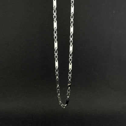 G-Jewelry Plattenkette 70cm / 6mm - Edelstahl