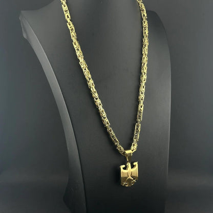 G-Jewelry Königskette 18 Karat Set 5mm - Gold